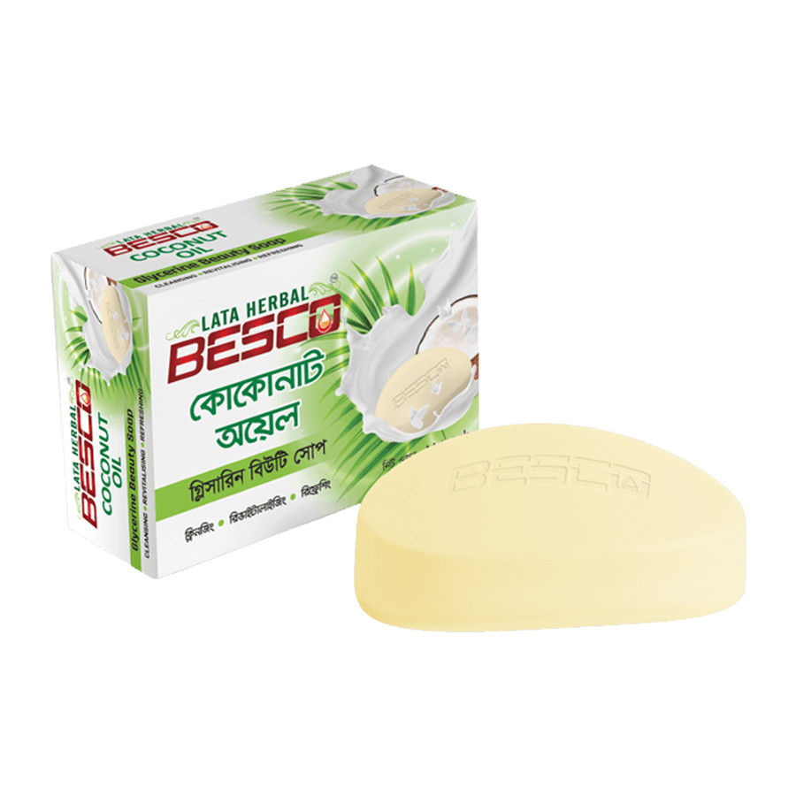Lata Herbal Besco Coconut 125gm Glycerin Soap