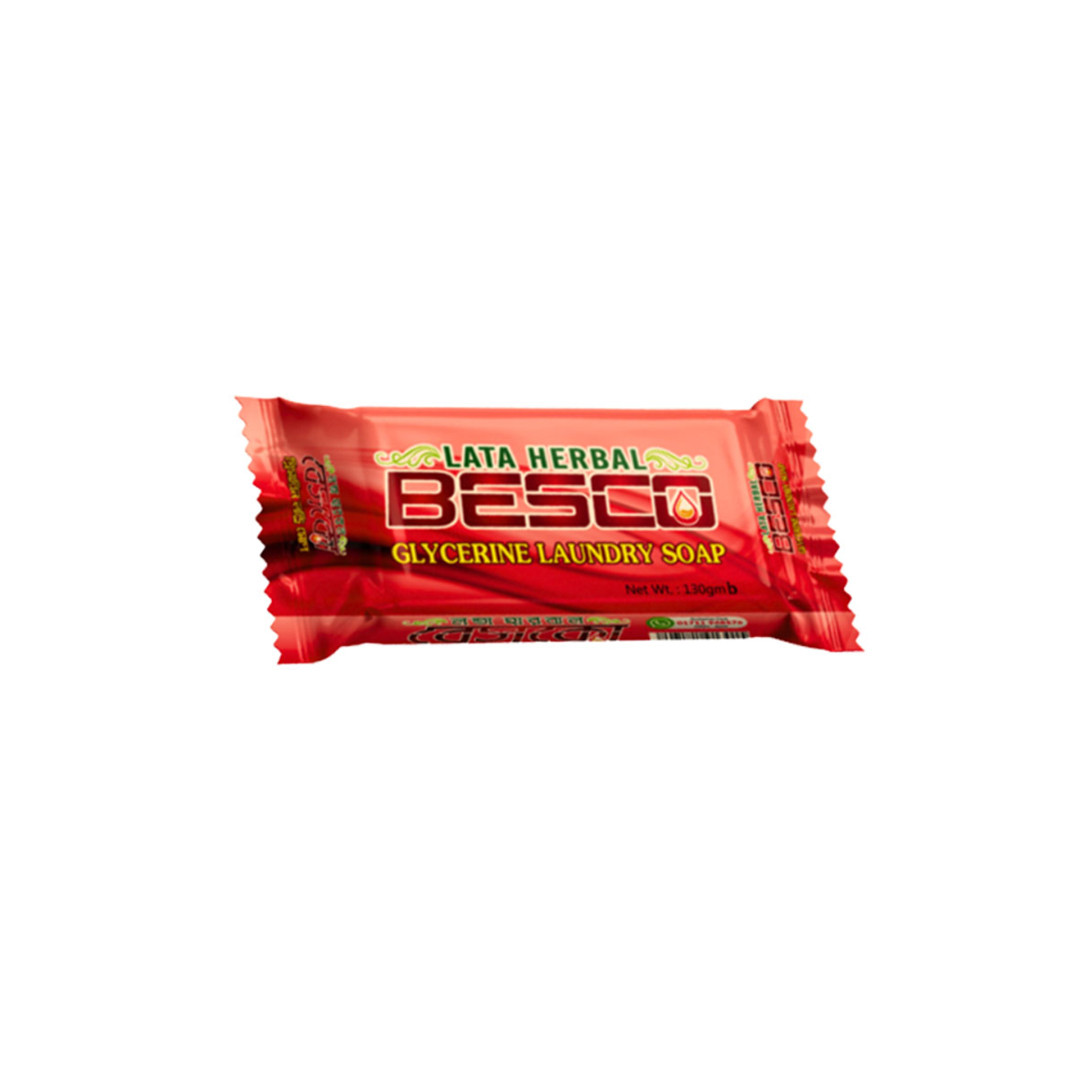 Lata Herbal Besco Glycerin Laundry Soap 130gm