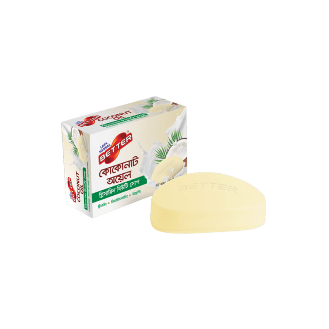 Lata Herbal Better Coconut 125gm Glycerin Soap