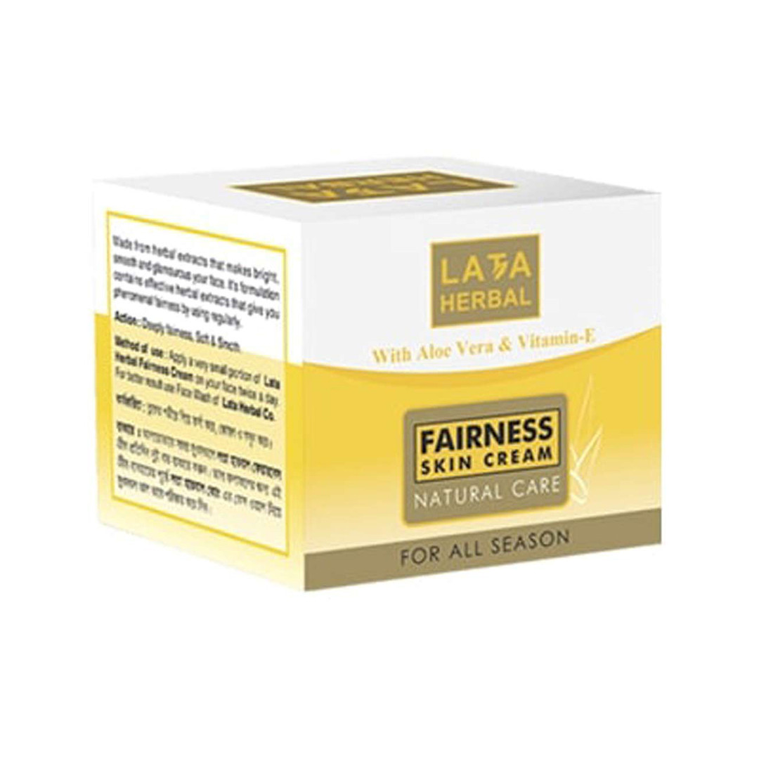 Lata Herbal with Aloevera & Vitamin-E Fairness Skin Cream 50gm