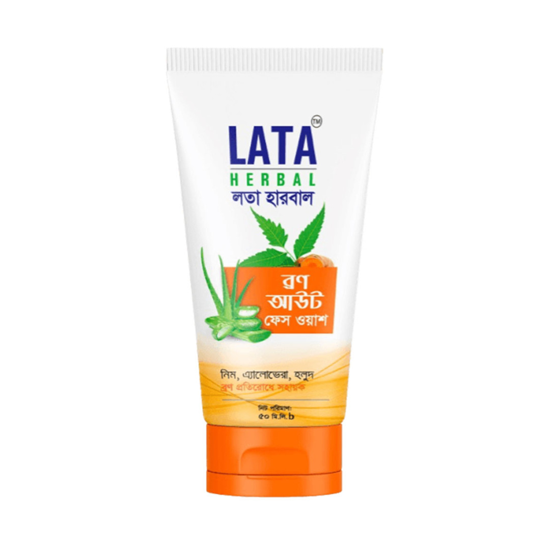 Lata Herbal Bron Out Face Wash 80ml